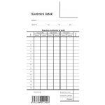 Optys 1144 Kontrolní lístek 9x19cm – Zboží Dáma