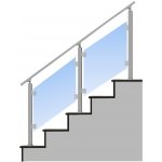 HK Zábradlí na schody S3HS-2 1000x1000 B – HobbyKompas.cz