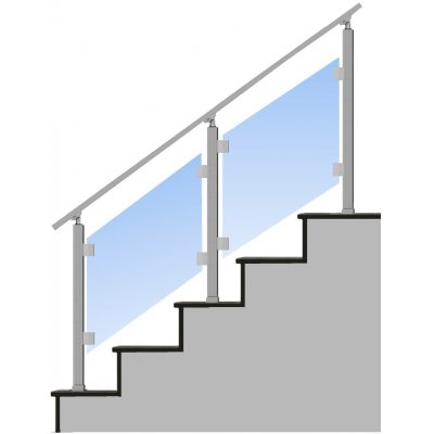 HK Zábradlí na schody S3HS-2 1000x1000 B – HobbyKompas.cz