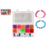 Udělej si náramek Gumičky Loom Bands 1440ks set s doplňky mix barev – Sleviste.cz