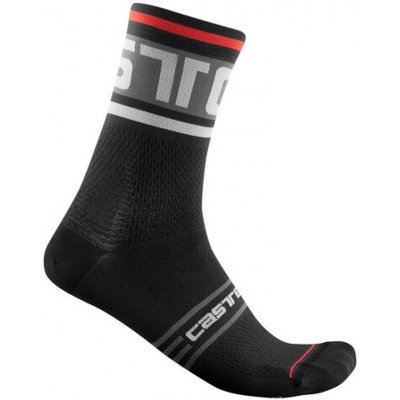 Castelli PROLOGO 15 SOCK pánské Black/white – Zboží Mobilmania