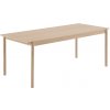 Jídelní stůl Muuto LINEAR WOOD TABLE Střední 200 x 90 cm Přírodní dřevo