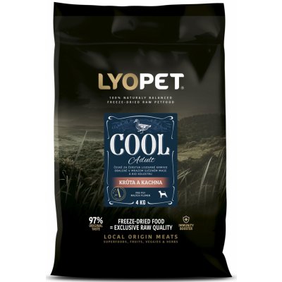 Lyopet Cool adult mini krůta a kachna pro trpasličí plemena Balení: 12kg