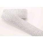 Ozdobná pruženka - bílo stříbrná - šířka 3 cm – Zbozi.Blesk.cz