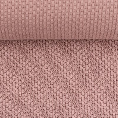 Pletená teplákovina/Svetrovina - Jednobarevná | 350g | 150cm | 4 varianty Barva: Staro-růžová (odstín 435) – Zboží Mobilmania