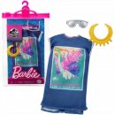 Mattel Barbie Sada oblečků Jurassic World MODRÉ ŠATY S ČELENKOU v modrém, GRD47
