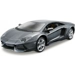 Maisto Kit Lamborghini Aventador model ke skládání šedá 1:24 – Zboží Dáma