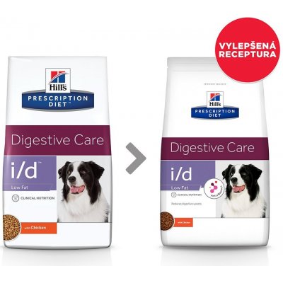 Hill’s Prescription Diet Adult Dog I/D Low Fat Digestive Care Chicken 12 x 360 g