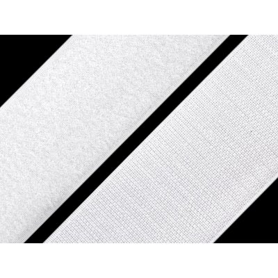 Suchý zip háček + plyš šíře 10 cm Varianta: 1 bílá, Balení: 1 m – Hledejceny.cz