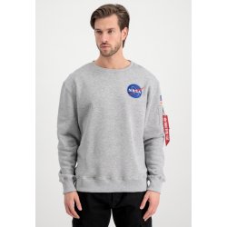 Alpha Industries mikina Space Shuttle Sweater grey heather