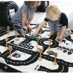 Play&Go Hrací podložka 2 v 1 Roadmap black white – Zboží Mobilmania