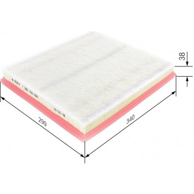 Vzduchový filtr BOSCH F 026 400 596 – Zboží Mobilmania