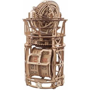 Ugears 3D mechanické puzzle Stolní hodiny Sky Watcher Tourbillon 338 ks