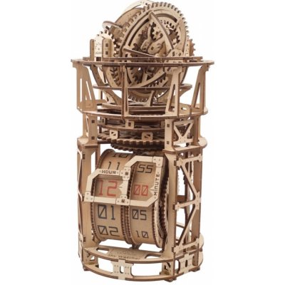 Ugears 3D mechanické puzzle Stolní hodiny Sky Watcher Tourbillon 338 ks – Zboží Mobilmania