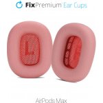 FixPremium náhradní náušníky pro Apple AirPods Max (Eco-Leather) červená – Zboží Živě