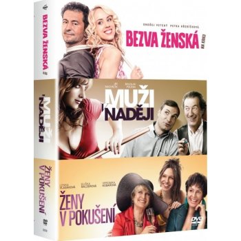 Bezva ženská na krku / Ženy v pokušení / Muži v naději 3 DVD