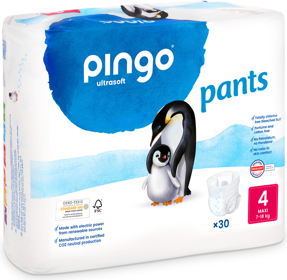 Pingo Pants Eko Maxi 4 7-18 kg 30 ks