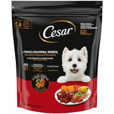 Cesar Adult malá plemena hovězí & drůbeží 0,8 kg – Hledejceny.cz