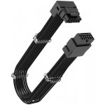 AKASA kabel G-Nexus PX16, 12+4-pin 12VHPWR Adaptér, 30cm, 90° AK-CBPW32-30BK – Sleviste.cz