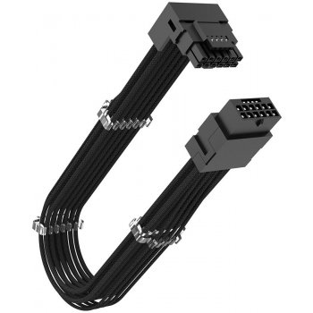 AKASA kabel G-Nexus PX16, 12+4-pin 12VHPWR Adaptér, 30cm, 90° AK-CBPW32-30BK