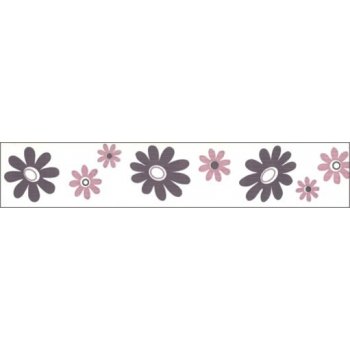 Dimex SB023-71 Samolepící bordura Růžové květy, rozměry 5 cm x 10 m