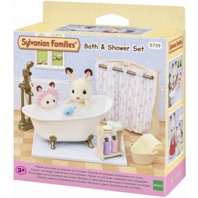 Sylvanian Families 5739 Koupelna s vanou a sprchou – Zboží Dáma