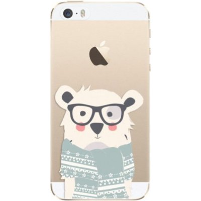 iSaprio Bear with Scarf Apple iPhone 5/5S/SE