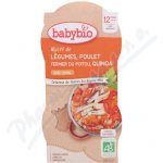 Babybio Zelenina s kuřetem a quinoa 2 x 200 g – Sleviste.cz