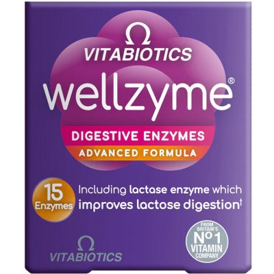 Vitabiotics Wellzyme Digestive Enzymes Advanced Formula 60 kapslí – Hledejceny.cz