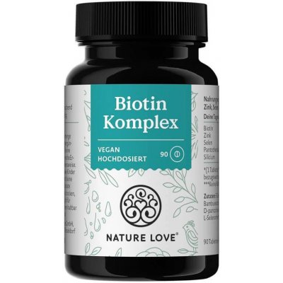 Nature Love Biotin Komplex 10 000 mcg 90 tablet – Hledejceny.cz