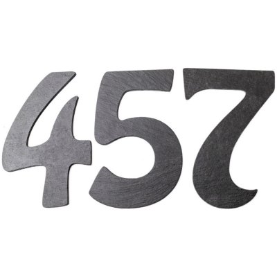 Ecokámen Číslice břidlicová - velká Typ: lomítko – Hledejceny.cz