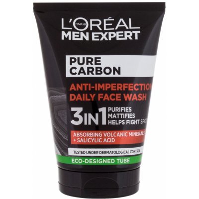 L'Oréal Men Expert Pure Carbon Purifying čistící pleťový gel 100 ml – Zboží Mobilmania