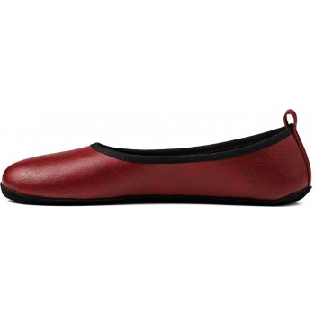 Ahinsa Shoes Extra Narrow Ballerinas Ananda Burgundy