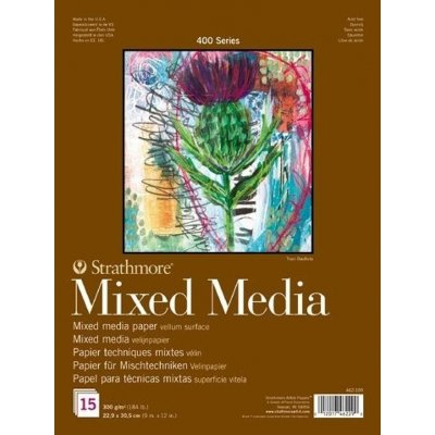 Strathmore Skicák pro fixy Marker v lepené vazbě 23 x 30,5 cm 190 g 24 listů – Sleviste.cz