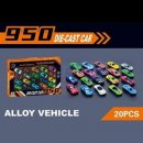 Mamido Sada kovových autíček Die-Cast car 20ks