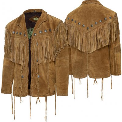 Stars & Stripes Bunda kožená Hombre pánská hnědá – Zboží Dáma