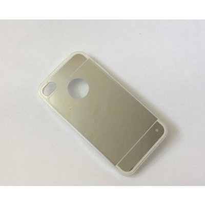 Pouzdro Mirro FORCELL Apple iPhone 4/4S stříbrné