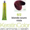 Barva na vlasy BBcos Keratin Color barva na vlasy 6/2 100 ml