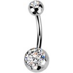 Šperky4U Piercing do pupíku banánek 1,6 x 12 mm TIT1593-1612 – Hledejceny.cz