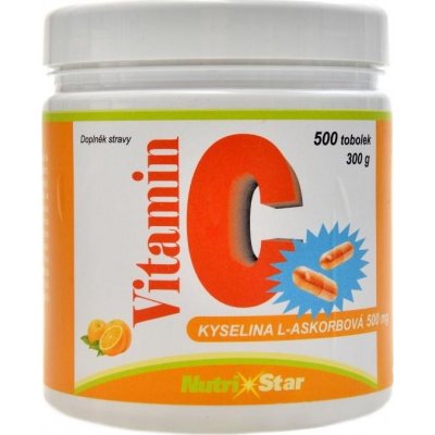 Nutristar Vitamin C 500 mg 500 kapslí – Sleviste.cz