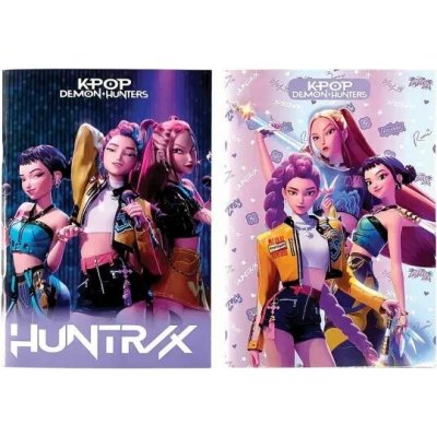 K POP Demon Hunters Huntrix linkovaný sešit od 4. třídy A4 – Hledejceny.cz