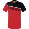 Dětské tričko Erima 5-C triko červená černá