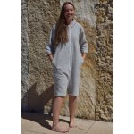 Overal Froté Světle šedý – Zboží Dáma