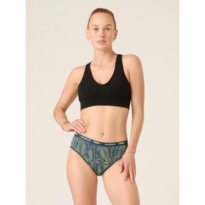 PUMA & Modibodi Menstruační kalhotky Active Printed Classic Brief Moderate-Heavy Palm Green