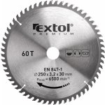 EXTOL PREMIUM pilový kotouč s SK plátky, 400x2,8x30mm, 60T, šířka SK plátků 3,8mm – Hledejceny.cz