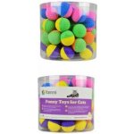 Tommi hračka kočka Golf míček mech guma 60ks tubus – Hledejceny.cz