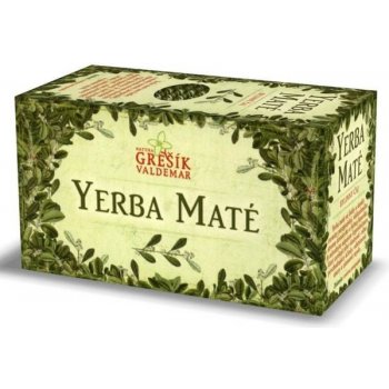 Grešík Čaje 4 světadílů čaje nečaje Yerba Maté 20 nálevových sáčků