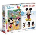 Clementoni 3D Supercolors Mickey Mous 104 dílků – Sleviste.cz