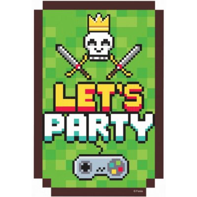 Párty pozvánka Minecraft 6ks - Godan – Zbozi.Blesk.cz