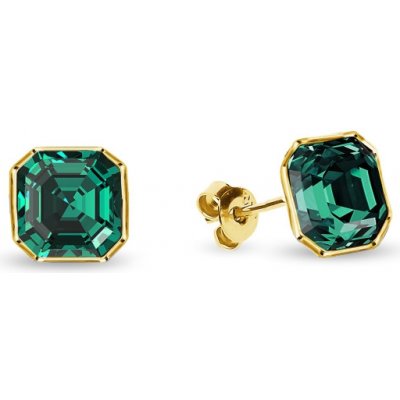 Spark se Swarovski Elements Imperial Stud KG44806EM Emerald zelené – Zboží Mobilmania